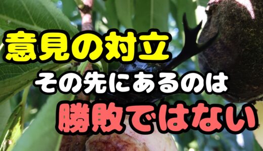 意見は必ず対立する｜相手の正しさを認めることの意味