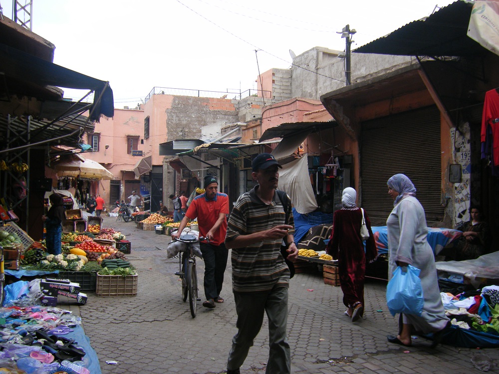 モロッコの町並みの写真