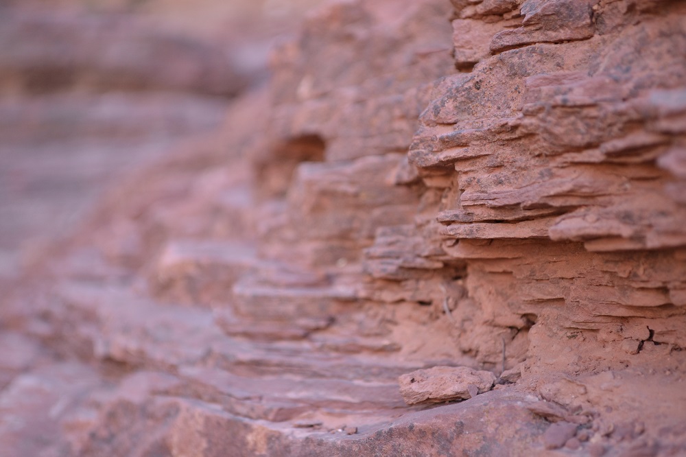 グランドキャニオンの地層の写真