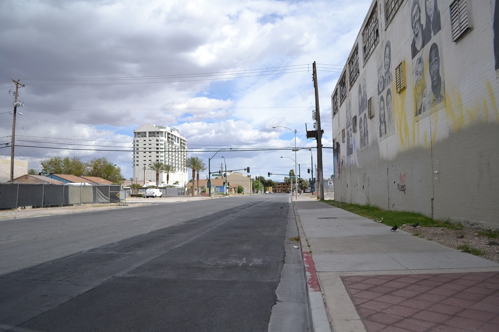 ラスベガス郊外の町並みの写真