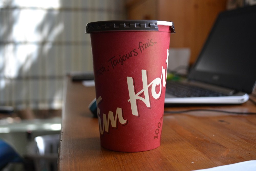 timhortonのコーヒーの写真