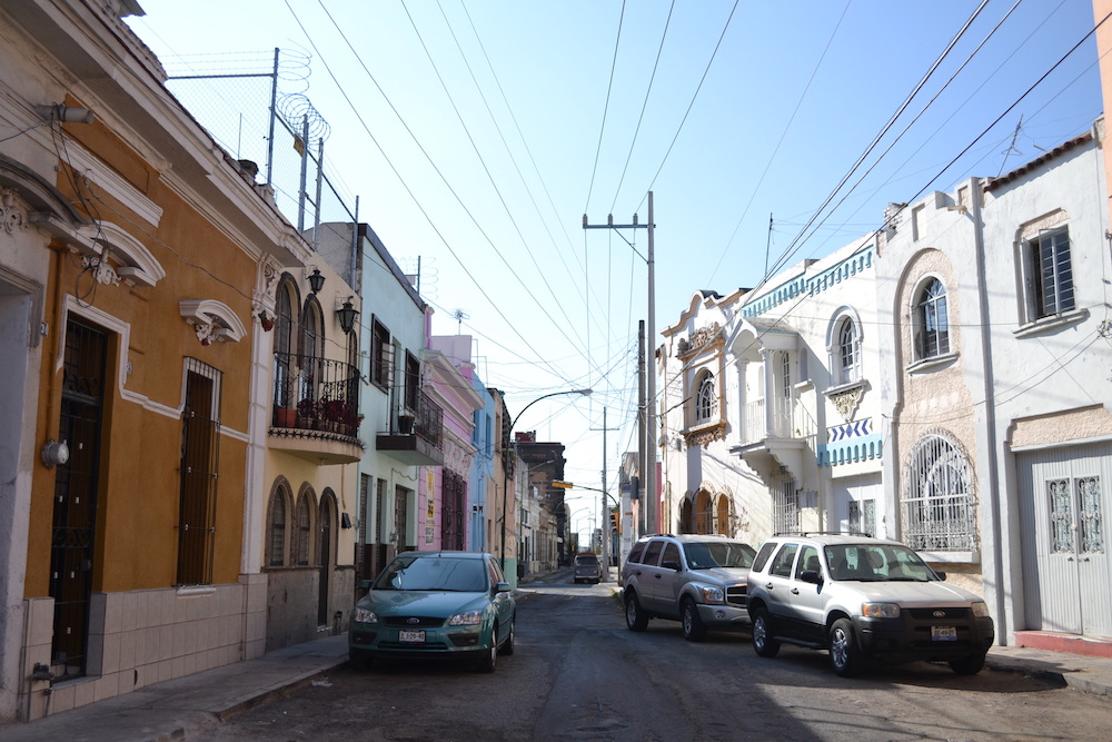 メキシコ・グアダラハラの住宅街(コロニアル)の写真