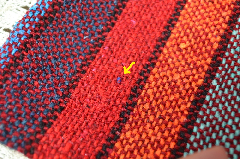 メキシカンパーカー(赤・虹色)色混じり