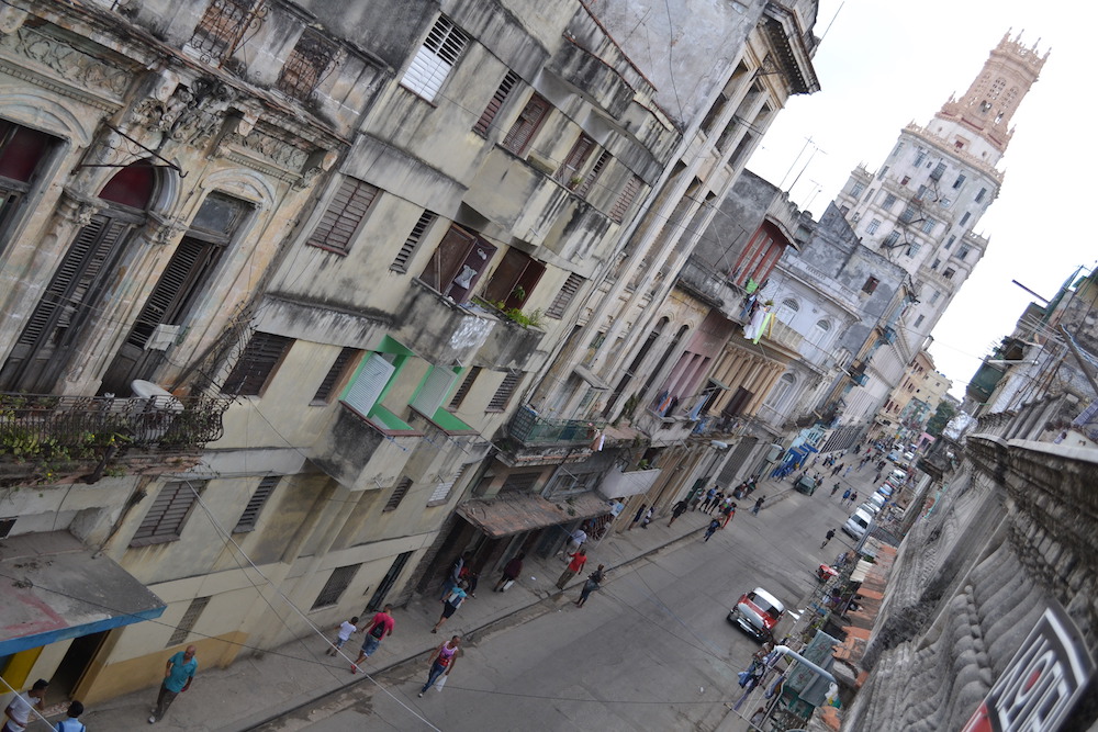 キューバ・ハバナの民宿シオマラ(ベランダからの風景1)の写真