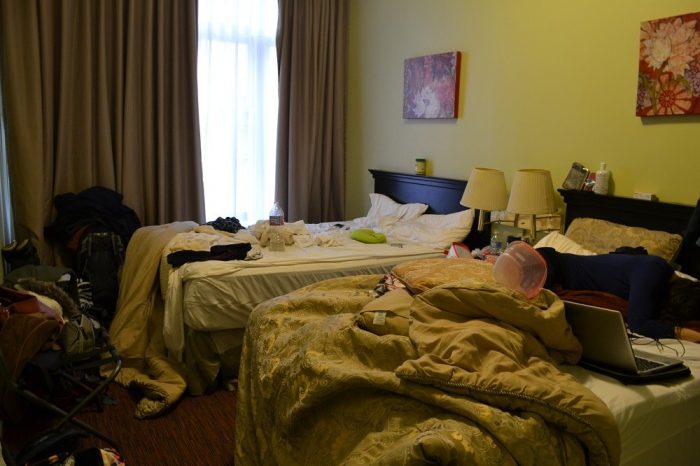 ホステルの個室の写真