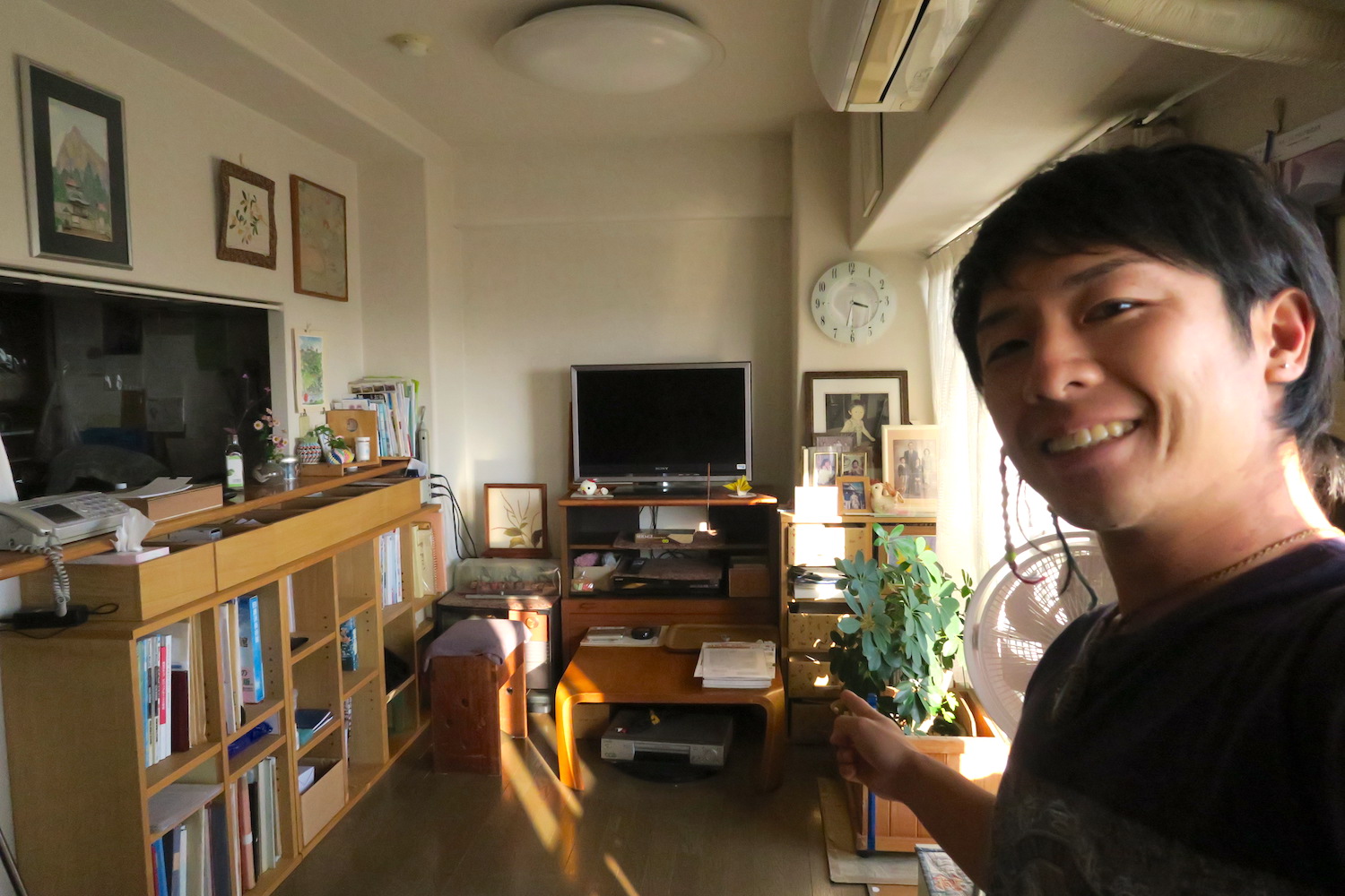 徳島の譲っていただいたマンション(ダイニング引越し前)の写真