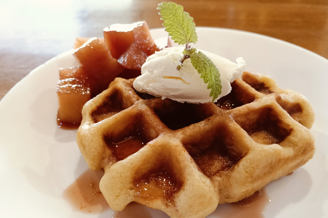 ワッフル屋開業準備(試作1)の写真