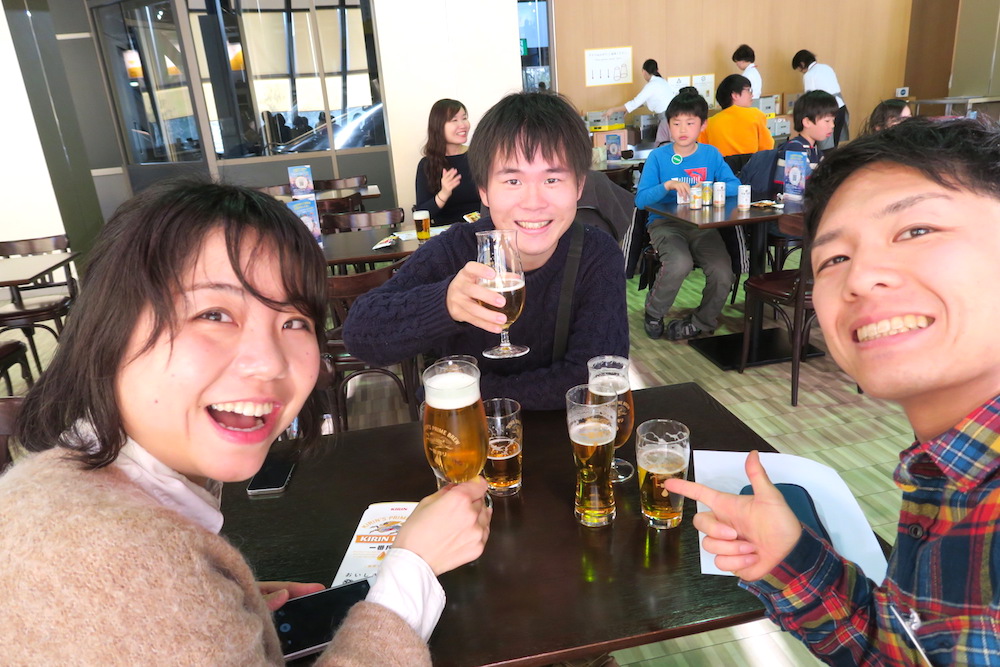 キリンビール横浜工場見学ツアー(ビールで乾杯)の写真